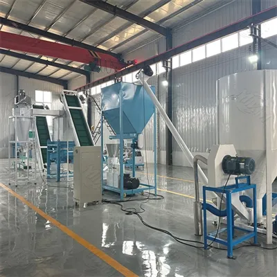 Poultry feed production line